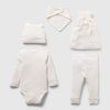 Baby 100% Organic Cotton 5-Piece Gift Set Baby 100% Organic Cotton 5-Piece Gift Set