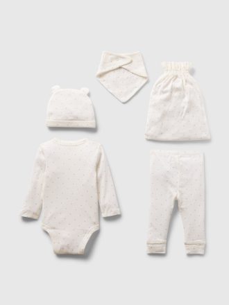 Baby 100% Organic Cotton 5-Piece Gift Set