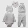 Baby 100% Organic Cotton 5-Piece Gift Set