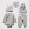 Baby 100% Organic Cotton 5-Piece Gift Set