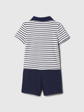 Baby 2-in-1 Polo Shorty One-Piece