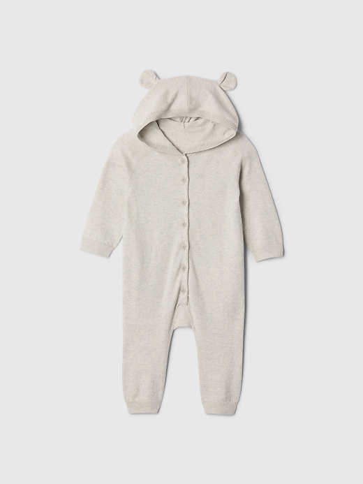 Baby Bear Hooded Footless One-Piece Baby Bear Hooded Footless One-Piece