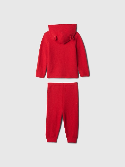 Baby CashSoft Bear Hoodie Outfit Set Baby CashSoft Bear Hoodie Outfit Set