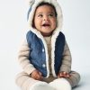 Baby Cozy Quilted Denim Bear Vest