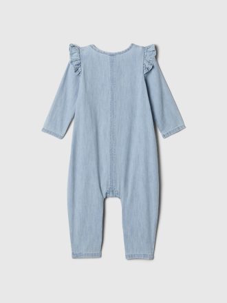 Baby Denim Heart One-Piece