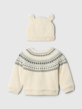 Baby Fair Isle Cozy Cardigan Set Baby Fair Isle Cozy Cardigan Set