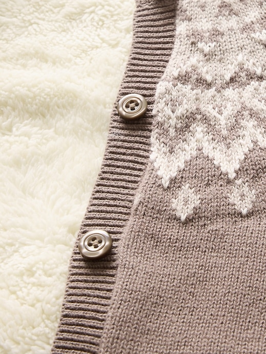 Baby Fair Isle Cozy Cardigan Sweater Set Baby Fair Isle Cozy Cardigan Sweater Set
