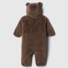 Baby Faux Fur Bear One-Piece