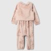 Baby Faux Fur Vest Outfit Set Baby Faux Fur Vest Outfit Set