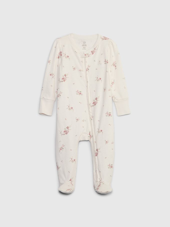 Baby First Favorites Organic CloudCotton Footed One-Piece Baby First Favorites Organic CloudCotton Footed One-Piece