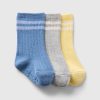 Baby First Favorites Organic Cotton Crew Socks (3-Pack)