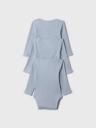 Baby First Favorites Rib Bodysuit (3-Pack)