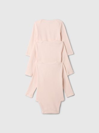 Baby First Favorites Rib Bodysuit (3-Pack)