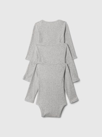 Baby First Favorites Rib Bodysuit (3-Pack)
