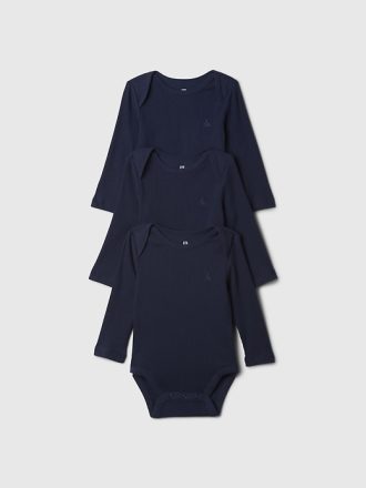 Baby First Favorites Rib Bodysuit (3-Pack)