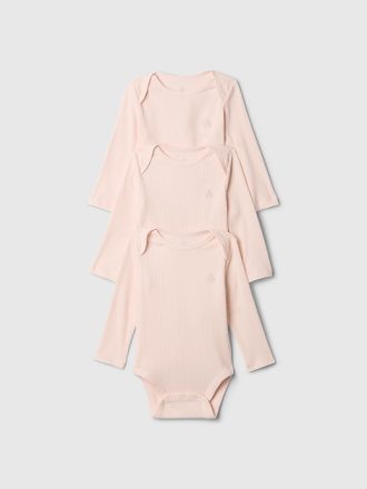 Baby First Favorites Rib Bodysuit (3-Pack)