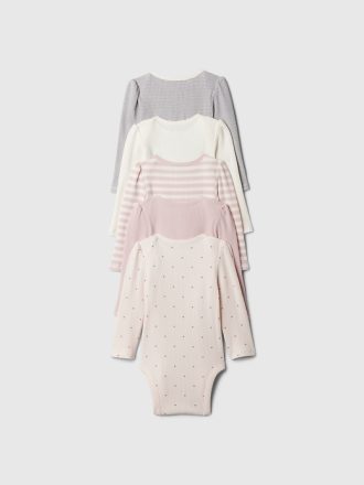 Baby First Favorites Rib Bodysuit (5-Pack)