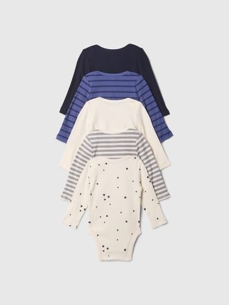 Baby First Favorites Rib Bodysuit (5-Pack)