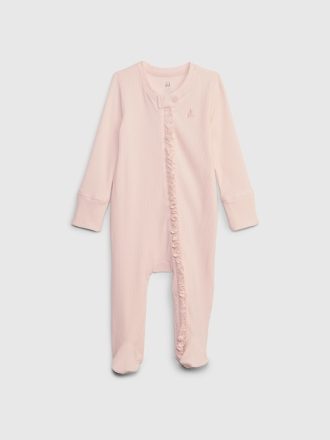 Baby First Favorites TinyRib Footed One-Piece