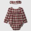 Baby Flannel Bodysuit Dress Set Baby Flannel Bodysuit Dress Set