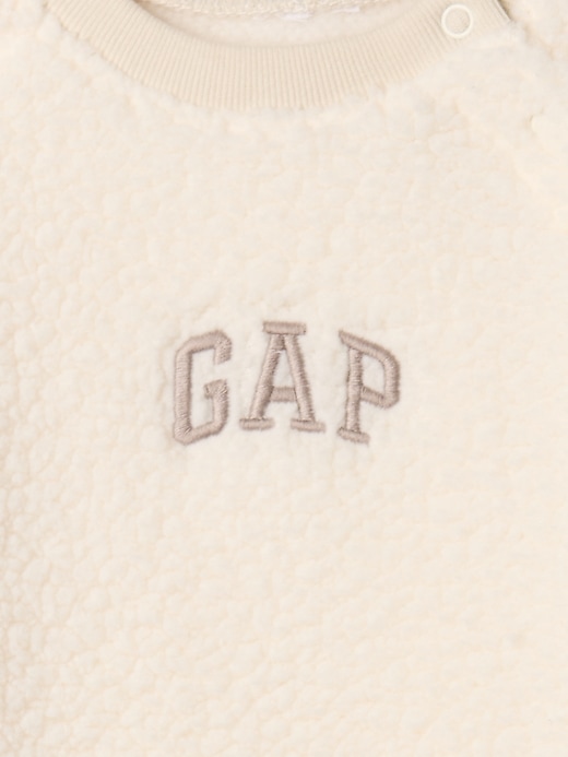 Baby Gap Logo Sherpa One-Piece Baby Gap Logo Sherpa One-Piece