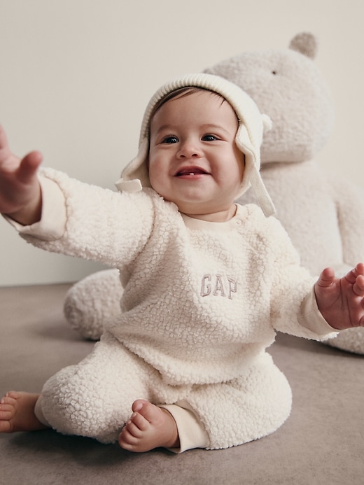Baby Gap Logo Sherpa One-Piece Baby Gap Logo Sherpa One-Piece