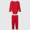 Baby Grow-With-Me Rib Outfit Set Baby Grow-With-Me Rib Outfit Set