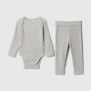 Baby Grow-With-Me Rib Outfit Set