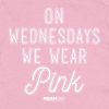 Baby Mean Girls On Wednesdays We Wear Pink Bodysuit