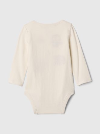 Baby Paddington Organic Cotton Embroidered Bodysuit