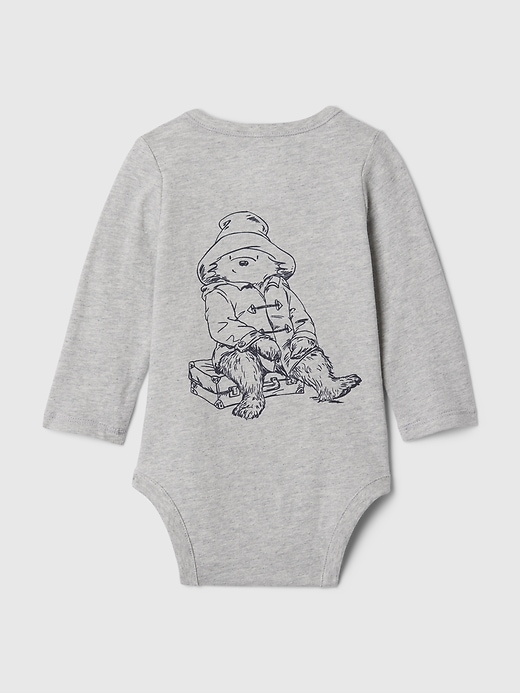 Baby Paddington Organic Cotton Embroidered Bodysuit Baby Paddington Organic Cotton Embroidered Bodysuit