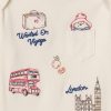 Baby Paddington Organic Cotton Embroidered Bodysuit Baby Paddington Organic Cotton Embroidered Bodysuit