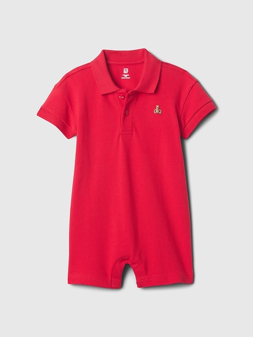 Baby Pique Polo Shorty Baby Pique Polo Shorty