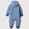 Baby Quilted Cozy Chambray One-Piece Baby Quilted Cozy Chambray One-Piece