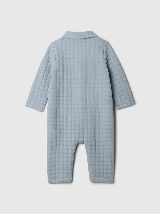 Baby Quilted Jacquard One-Piece Baby Quilted Jacquard One-Piece