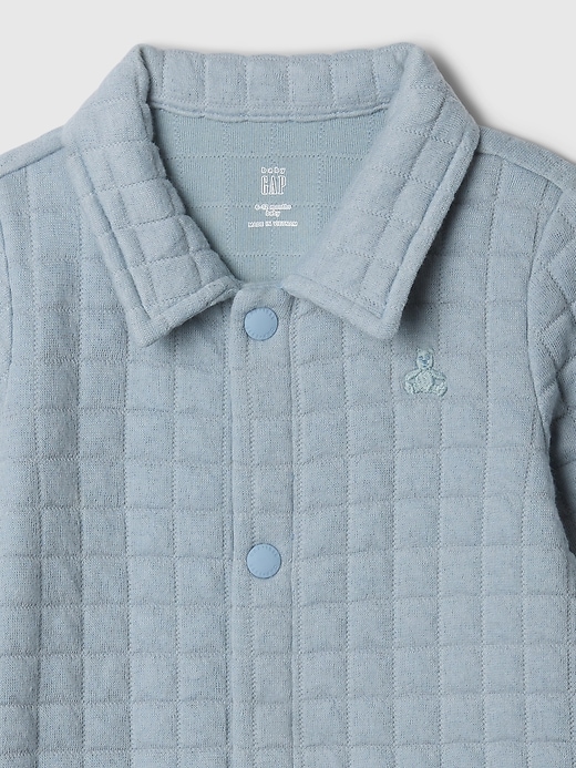 Baby Quilted Jacquard One-Piece Baby Quilted Jacquard One-Piece