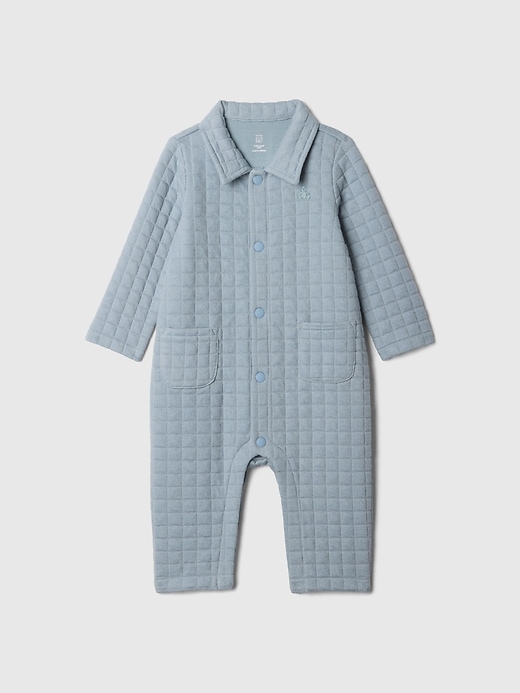 Baby Quilted Jacquard One-Piece Baby Quilted Jacquard One-Piece