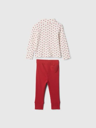 Baby Rib Mockneck Outfit Set