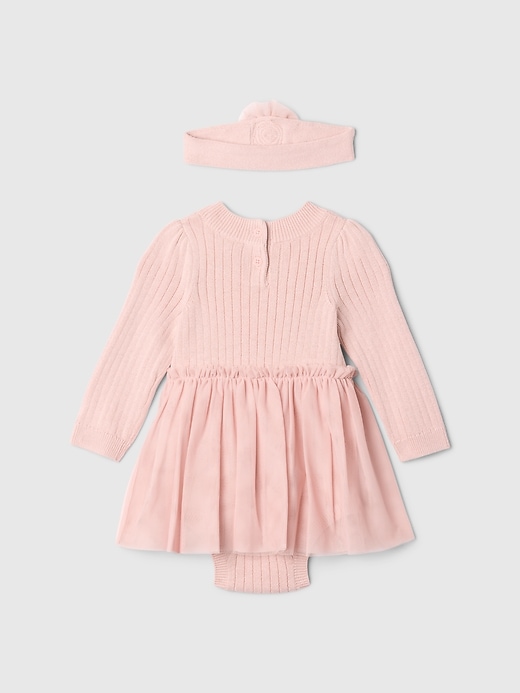 Baby Sweater Tulle Bodysuit Dress Baby Sweater Tulle Bodysuit Dress