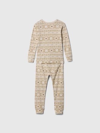Baby & Toddler Organic Brushed Cotton Holiday PJ Set