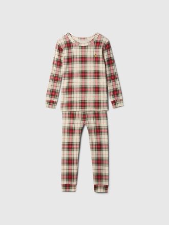 Baby & Toddler Organic Brushed Cotton Holiday PJ Set