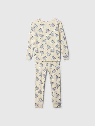 Baby & Toddler Organic Brushed Cotton Holiday PJ Set