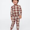 Baby & Toddler Organic Brushed Cotton Holiday PJ Set