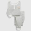 Baby & Toddler Organic Cotton Henley PJ Set