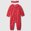 Baby Velour Bow One-Piece Baby Velour Bow One-Piece
