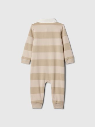 Baby Vintage Soft Rugby Polo One-Piece