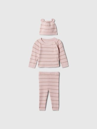 Baby Wrap Sweater Outfit Set