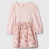 Baby & Toddler 2-in-1 Puff Sleeve Skater Dress