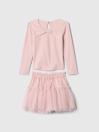 Baby & Toddler Bow Tulle Outfit Set