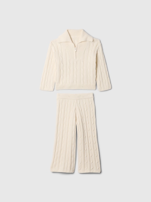 Baby & Toddler Cable-Knit Half-Zip Sweater Set Baby & Toddler Cable-Knit Half-Zip Sweater Set